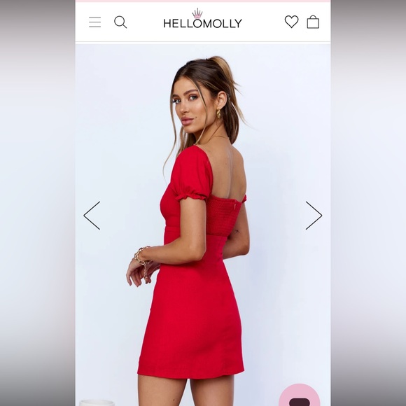 Hello molly Move your body dress red - Picture 2 of 6